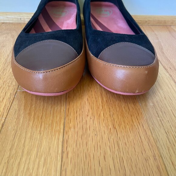 FitFlop Ballet Flats Due Women's EU 39 US 8 Leather Balletcore Minimalist EUC - Picture 6 of 10